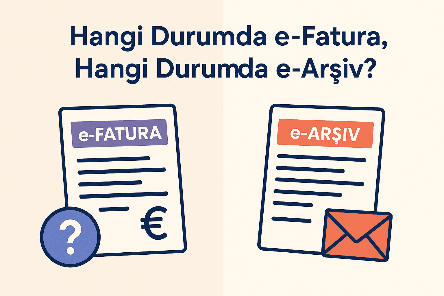 Hangi Durumda e-Fatura, Hangi Durumda e-Arşiv?